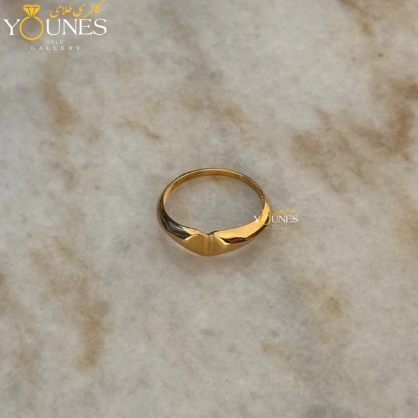 انگشتر قلب مینیمال طلا